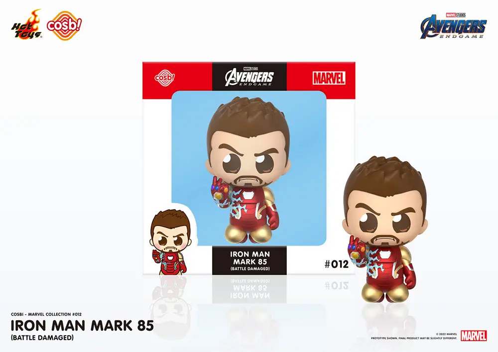 Avengers: Endgame Cosbi Mini Figura Iron Man Mark 85 (Battle) 8 cm fotografija izdelka