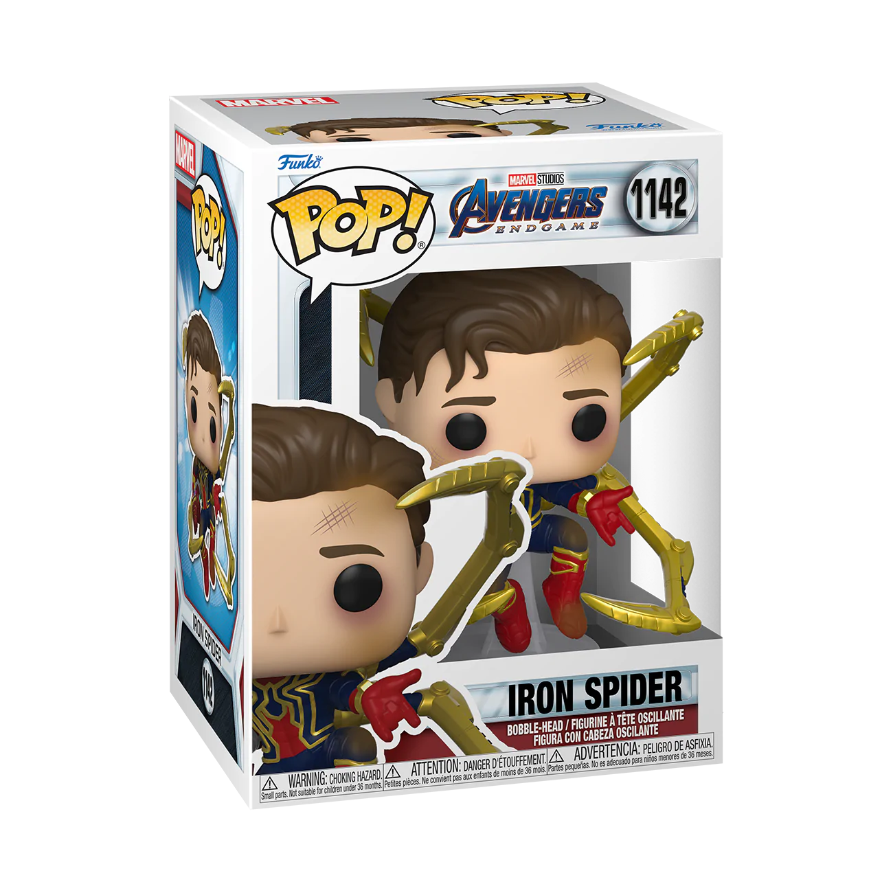 Avengers: Endgame POP! Movies Vinilna figura Nemaskirani Spider-Man 9 cm fotografija izdelka