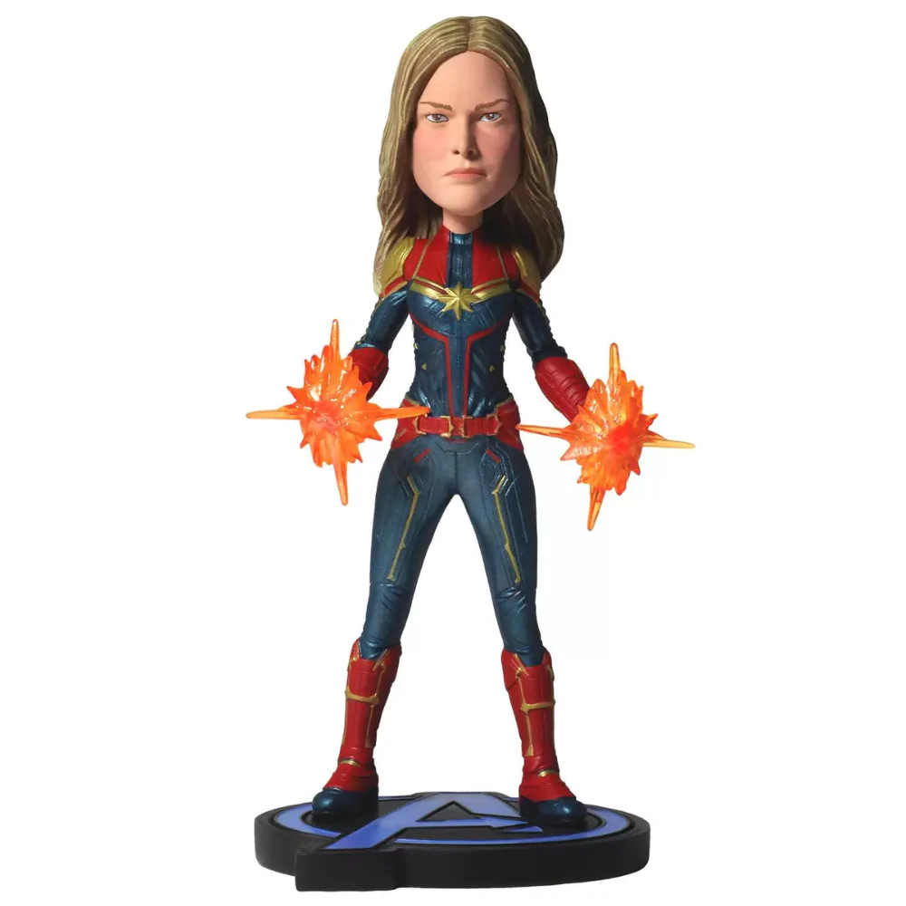 Avengers: Endgame Head Knocker Bobble-Head Captain Marvel 20 cm Glava, ki kima fotografija izdelka