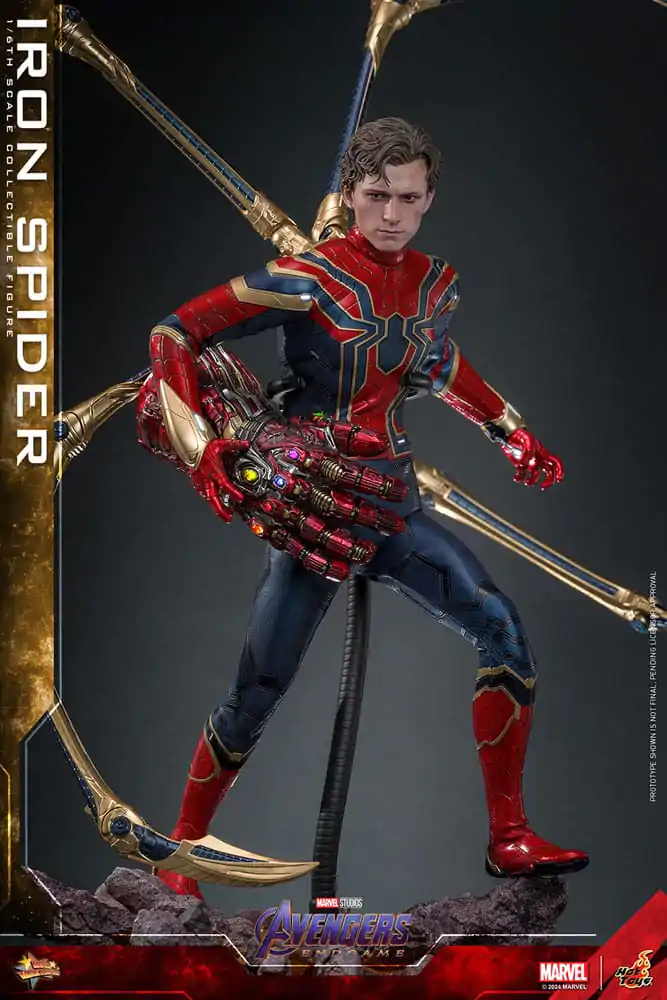 Avengers: Endgame Movie Masterpiece akcijska figura 1/6 Iron Spider 28 cm fotografija izdelka