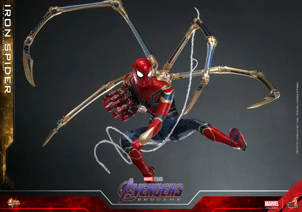 Avengers: Endgame Movie Masterpiece akcijska figura 1/6 Iron Spider 28 cm fotografija izdelka