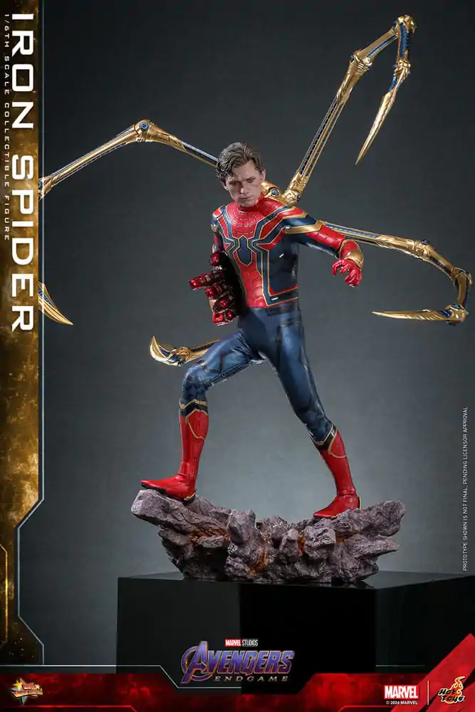 Avengers: Endgame Movie Masterpiece akcijska figura 1/6 Iron Spider 28 cm fotografija izdelka