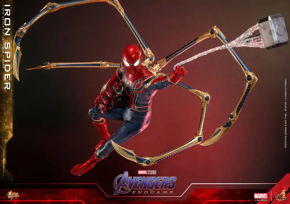 Avengers: Endgame Movie Masterpiece akcijska figura 1/6 Iron Spider 28 cm fotografija izdelka