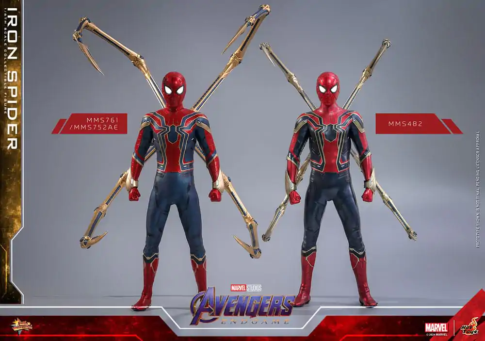 Avengers: Endgame Movie Masterpiece akcijska figura 1/6 Iron Spider 28 cm fotografija izdelka