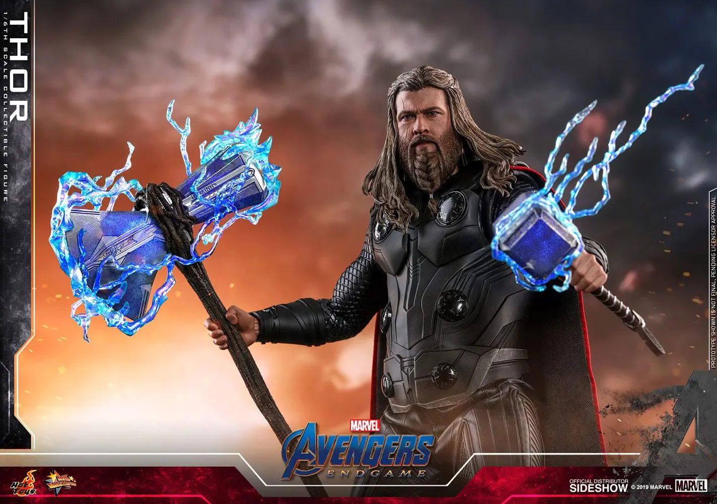 Avengers: Endgame Movie Masterpiece akcijska figura 1/6 Thor 32 cm fotografija izdelka