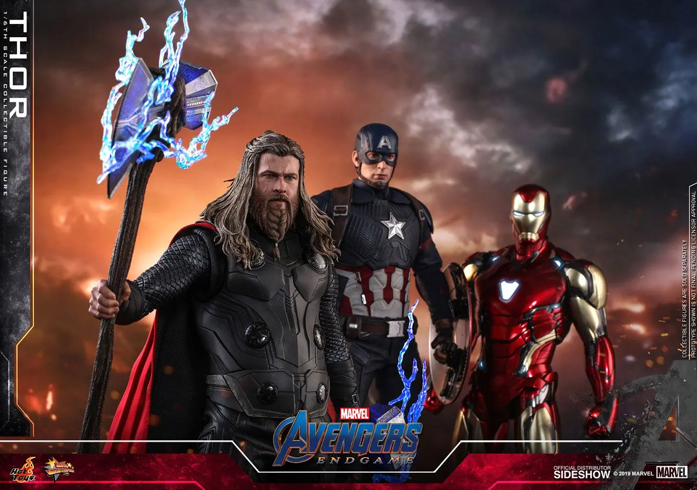 Avengers: Endgame Movie Masterpiece akcijska figura 1/6 Thor 32 cm fotografija izdelka