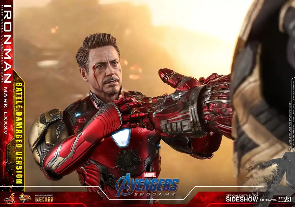Avengers: Endgame Movie Masterpiece Diecast akcijska figura 1/6 Iron Man Mark LXXXV (Battle Damaged Version) Special Edition 32 cm fotografija izdelka