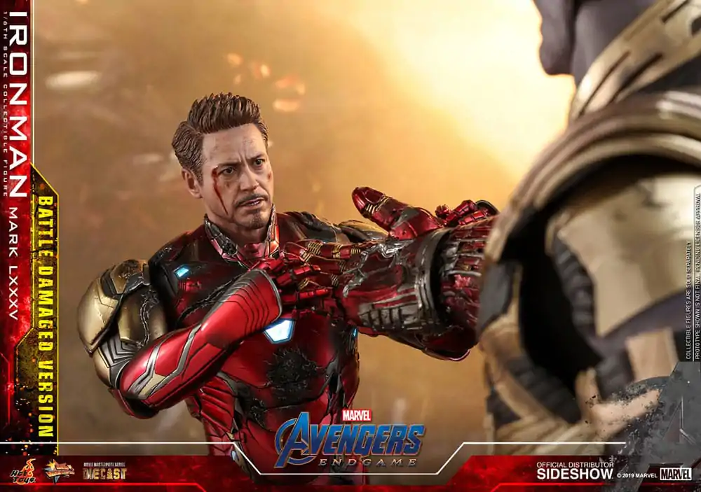 Avengers: Endgame Movie Masterpiece Diecast akcijska figura 1/6 Iron Man Mark LXXXV (Battle Damaged Version) Special Edition 32 cm fotografija izdelka