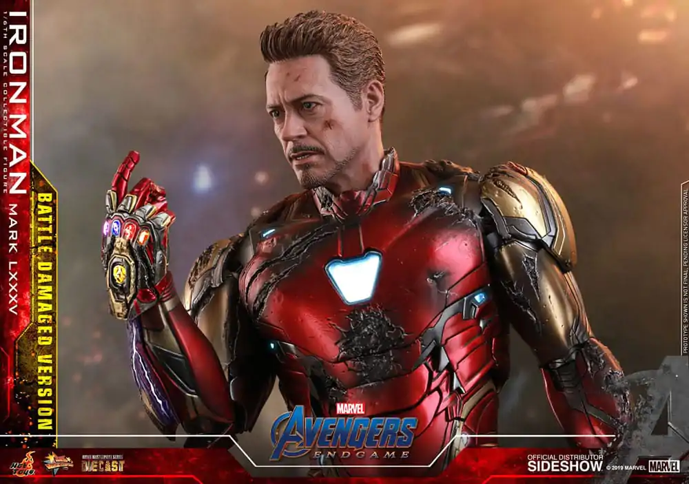 Avengers: Endgame Movie Masterpiece Diecast akcijska figura 1/6 Iron Man Mark LXXXV (Battle Damaged Version) Special Edition 32 cm fotografija izdelka