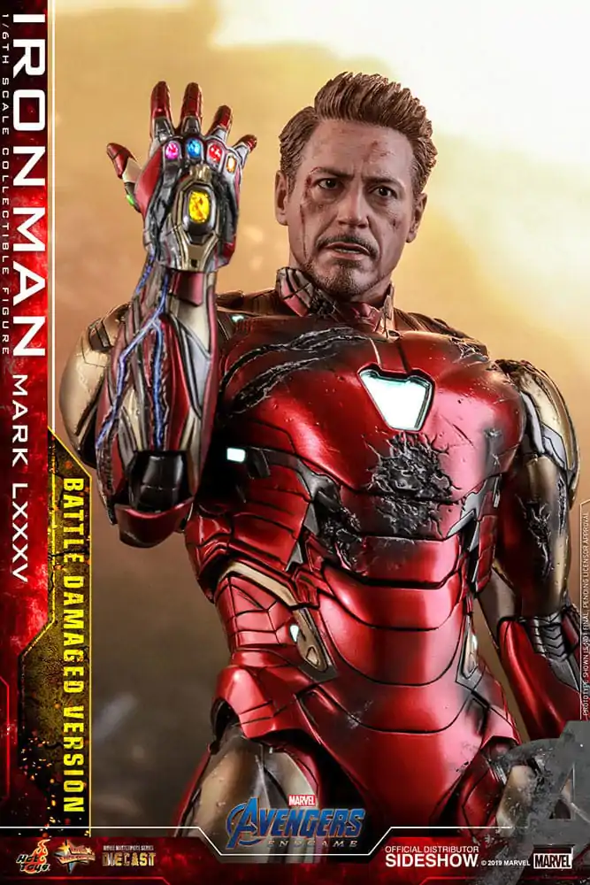 Avengers: Endgame Movie Masterpiece Diecast akcijska figura 1/6 Iron Man Mark LXXXV (Battle Damaged Version) Special Edition 32 cm fotografija izdelka