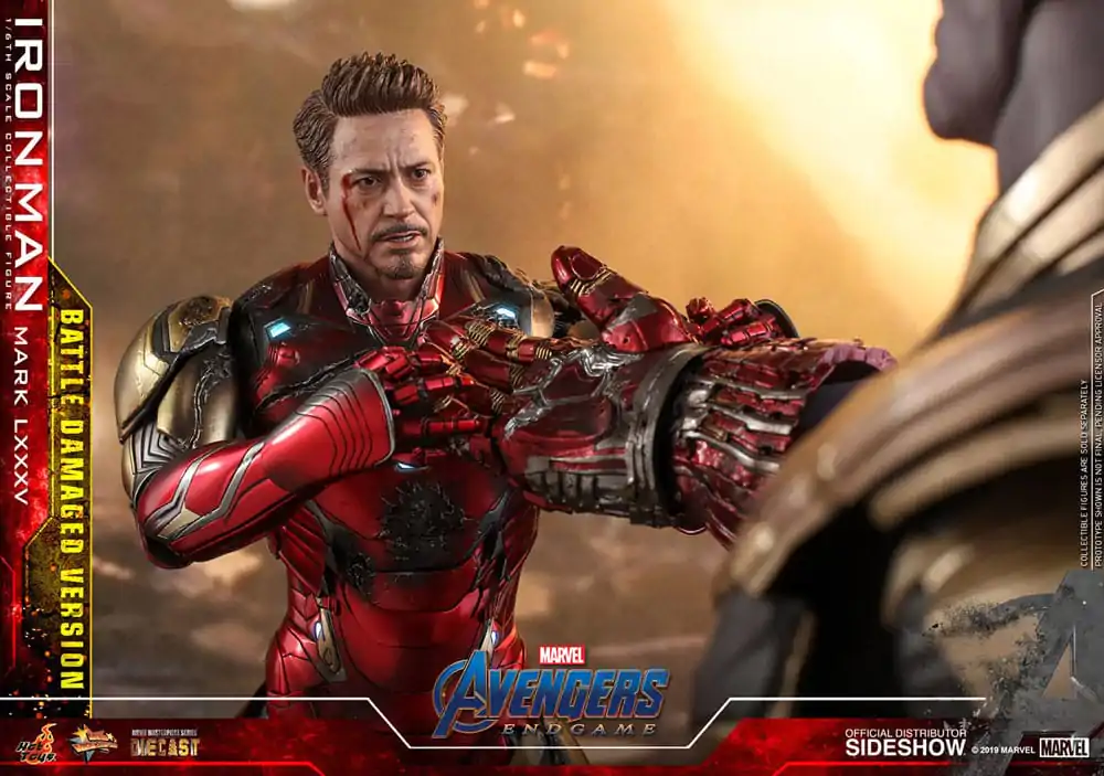 Avengers: Endgame Movie Masterpiece Diecast akcijska figura 1/6 Iron Man Mark LXXXV (Battle Damaged Version) Special Edition 32 cm fotografija izdelka