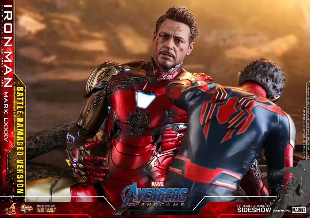 Avengers: Endgame Movie Masterpiece Diecast akcijska figura 1/6 Iron Man Mark LXXXV (Battle Damaged Version) Special Edition 32 cm fotografija izdelka