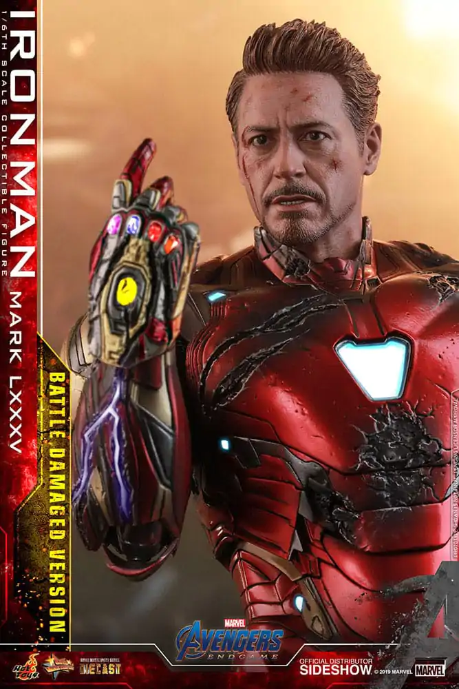 Avengers: Endgame Movie Masterpiece Diecast akcijska figura 1/6 Iron Man Mark LXXXV (Battle Damaged Version) Special Edition 32 cm fotografija izdelka