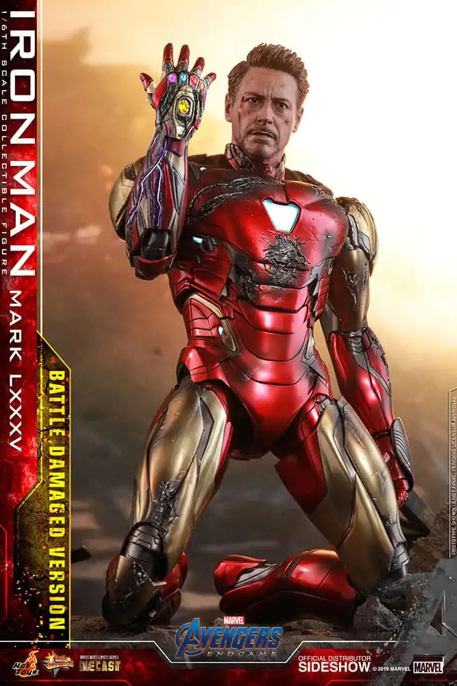 Avengers: Endgame Movie Masterpiece Diecast akcijska figura 1/6 Iron Man Mark LXXXV (Battle Damaged Version) Special Edition 32 cm fotografija izdelka