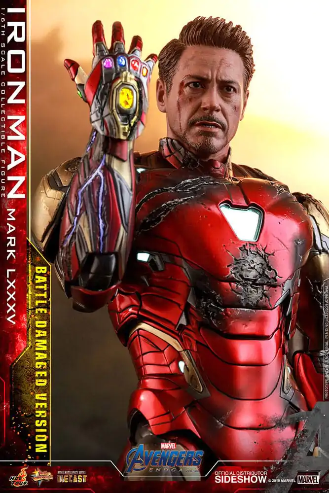 Avengers: Endgame Movie Masterpiece Diecast akcijska figura 1/6 Iron Man Mark LXXXV (Battle Damaged Version) Special Edition 32 cm fotografija izdelka