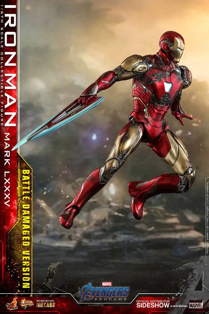 Avengers: Endgame Movie Masterpiece Diecast akcijska figura 1/6 Iron Man Mark LXXXV (Battle Damaged Version) Special Edition 32 cm fotografija izdelka