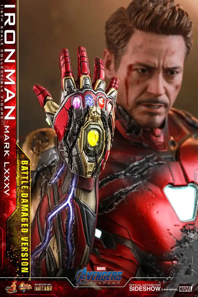 Avengers: Endgame Movie Masterpiece Diecast akcijska figura 1/6 Iron Man Mark LXXXV (Battle Damaged Version) Special Edition 32 cm fotografija izdelka