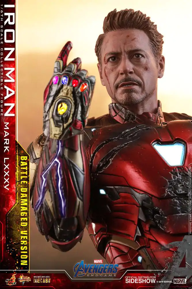 Avengers: Endgame Movie Masterpiece Diecast akcijska figura 1/6 Iron Man Mark LXXXV (Battle Damaged Version) Special Edition 32 cm fotografija izdelka