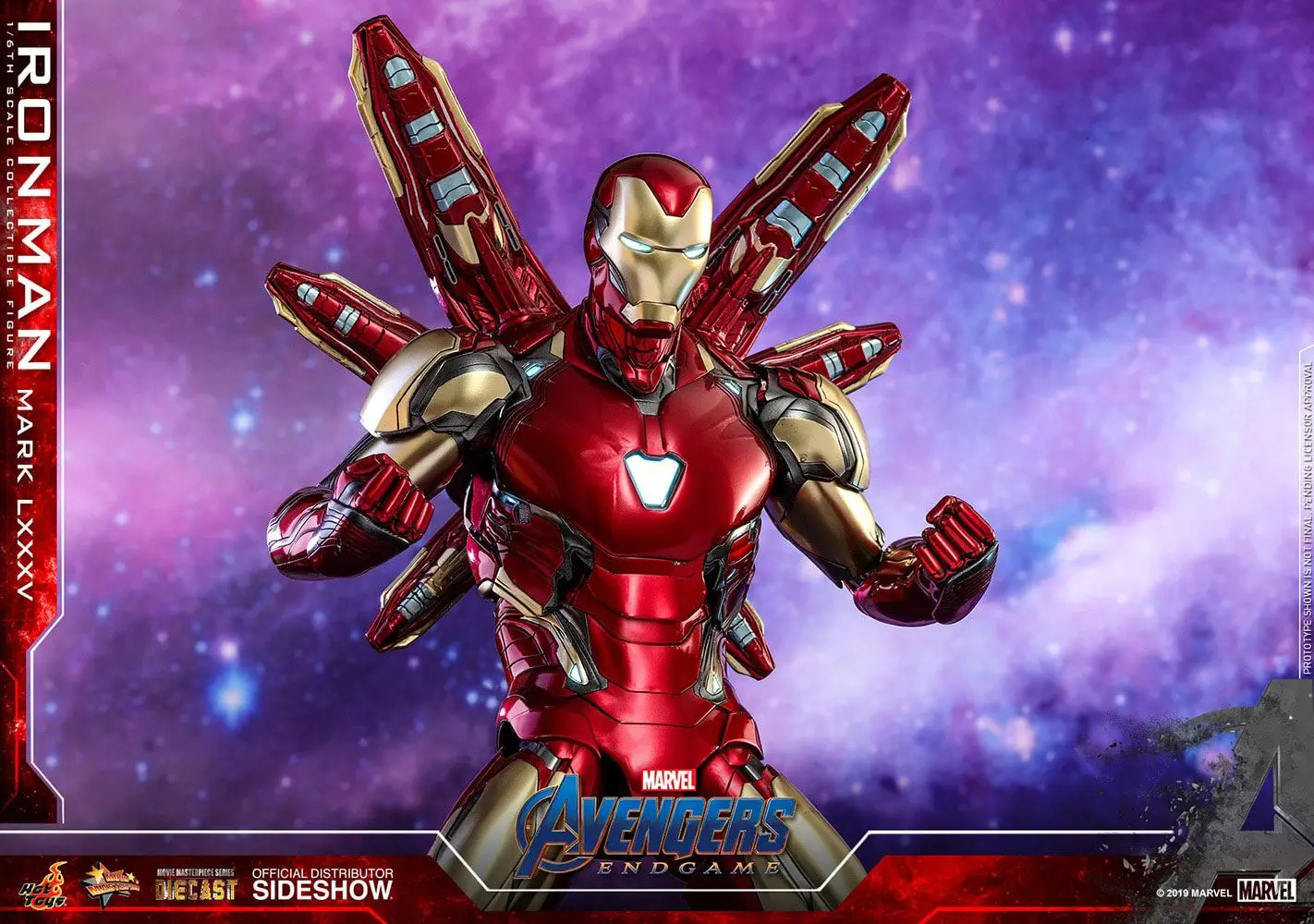 Avengers: Endgame Movie Masterpiece Series Diecast akcijska figura 1/6 Iron Man Mark LXXXV 32 cm fotografija izdelka