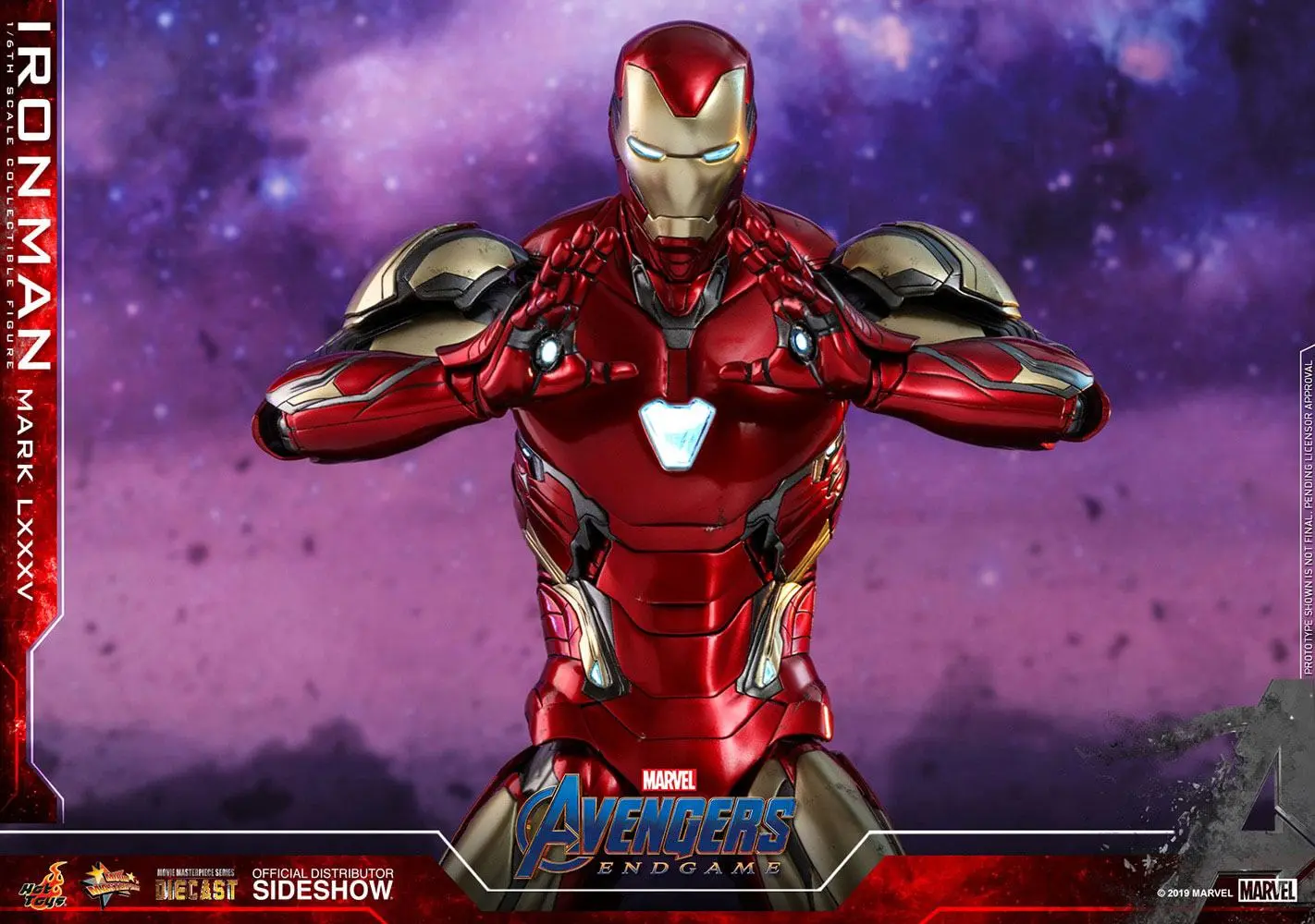 Avengers: Endgame Movie Masterpiece Series Diecast akcijska figura 1/6 Iron Man Mark LXXXV 32 cm fotografija izdelka