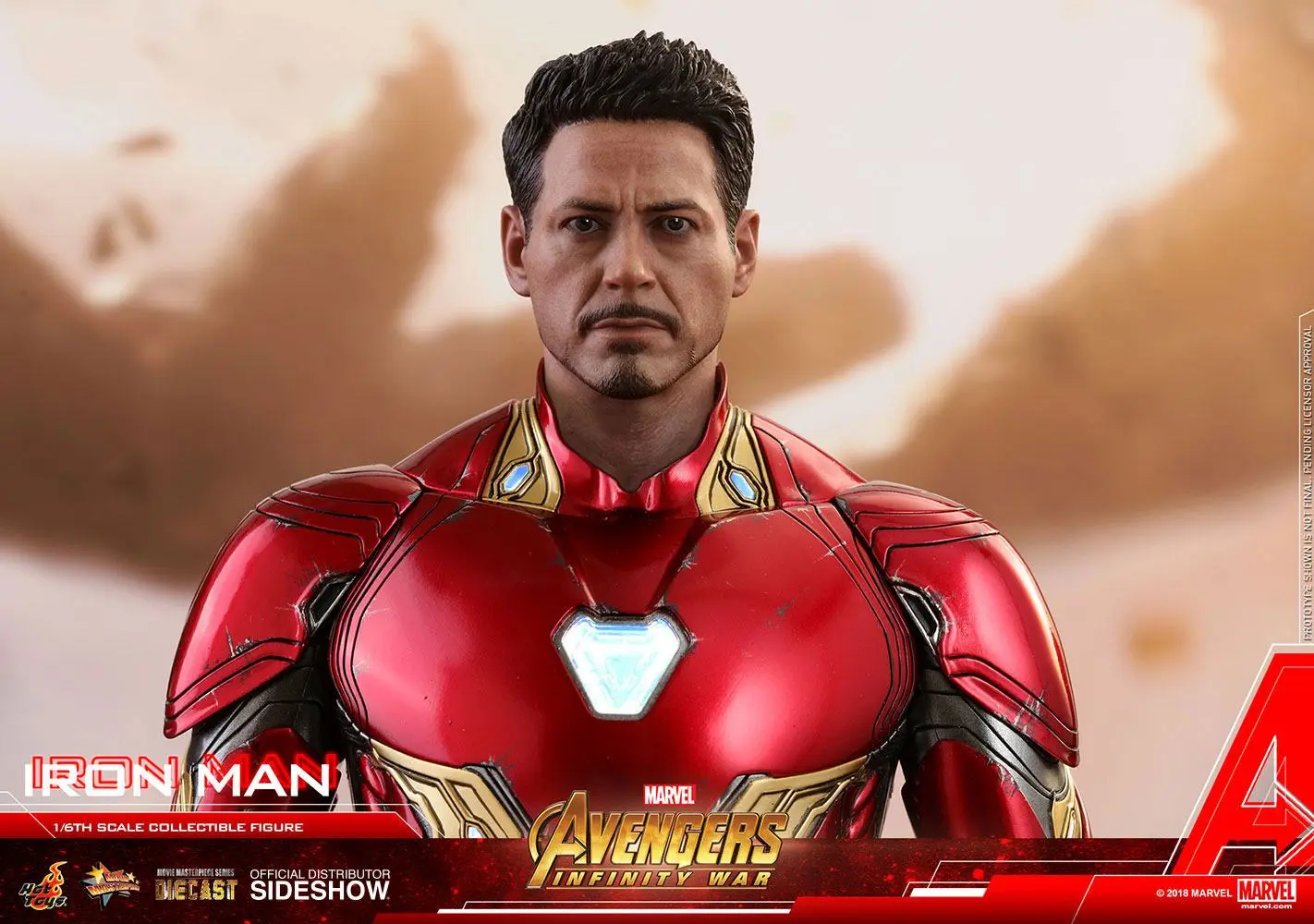 Avengers Infinity War Diecast Movie Masterpiece akcijska figura 1/6 Iron Man 32 cm fotografija izdelka