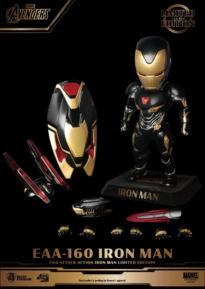 Avengers Infinity War Egg Attack Action Figura Iron Man Mark 50 Limited Edition 16 cm  fotografija izdelka