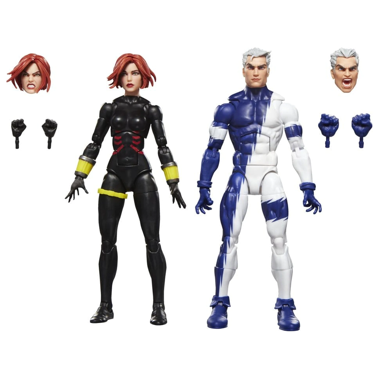 Avengers Marvel Legends akcijska figura 2-paket Black Widow & Quicksilver 15 cm fotografija izdelka