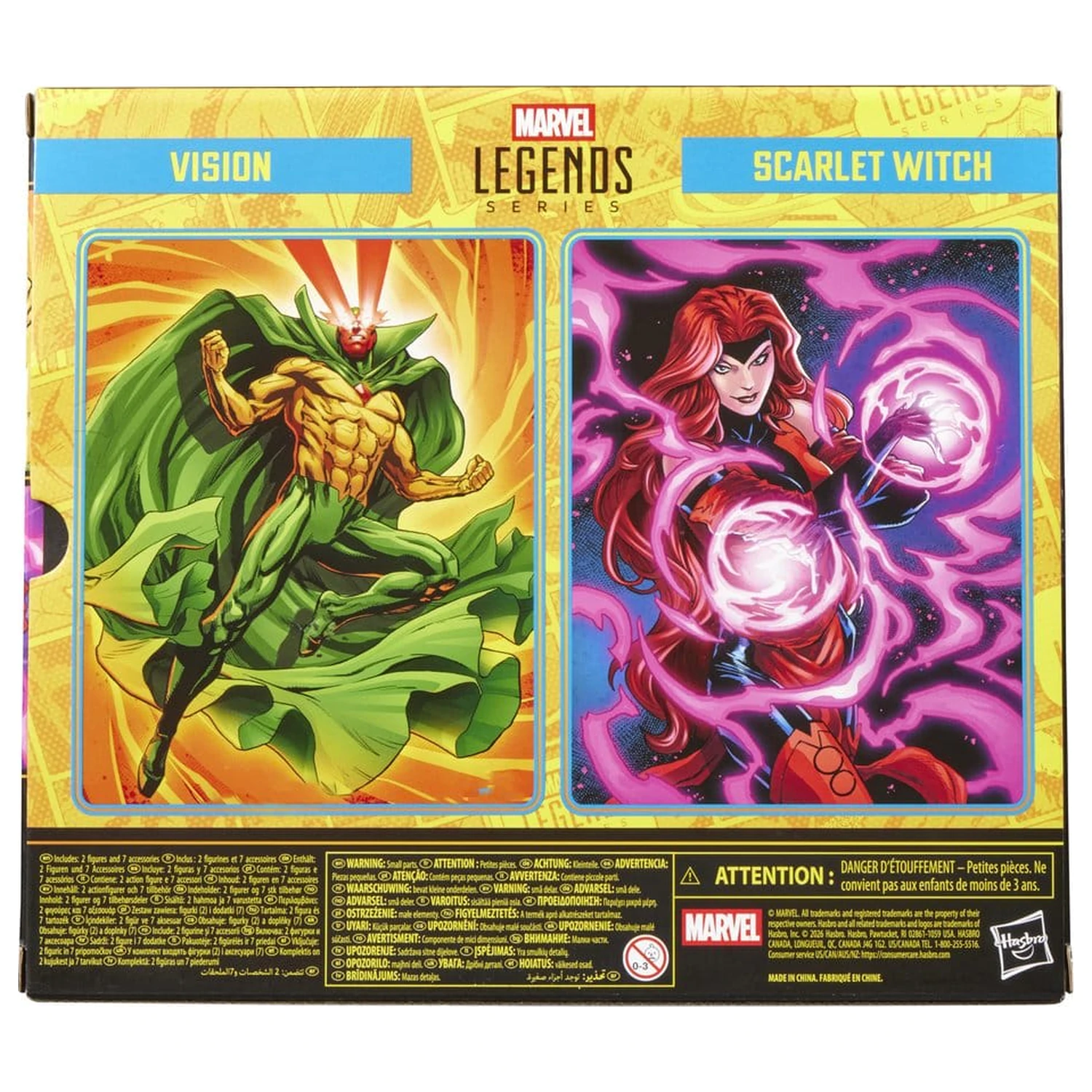Avengers Marvel Legends komplet dveh figur Vision & Scarlet Witch 15 cm fotografija izdelka