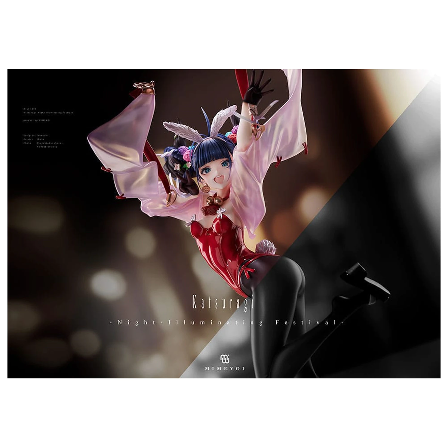 Azur Lane PVC kip 1/4 Katsuragi Night Illuminating Festival 47 cm fotografija izdelka