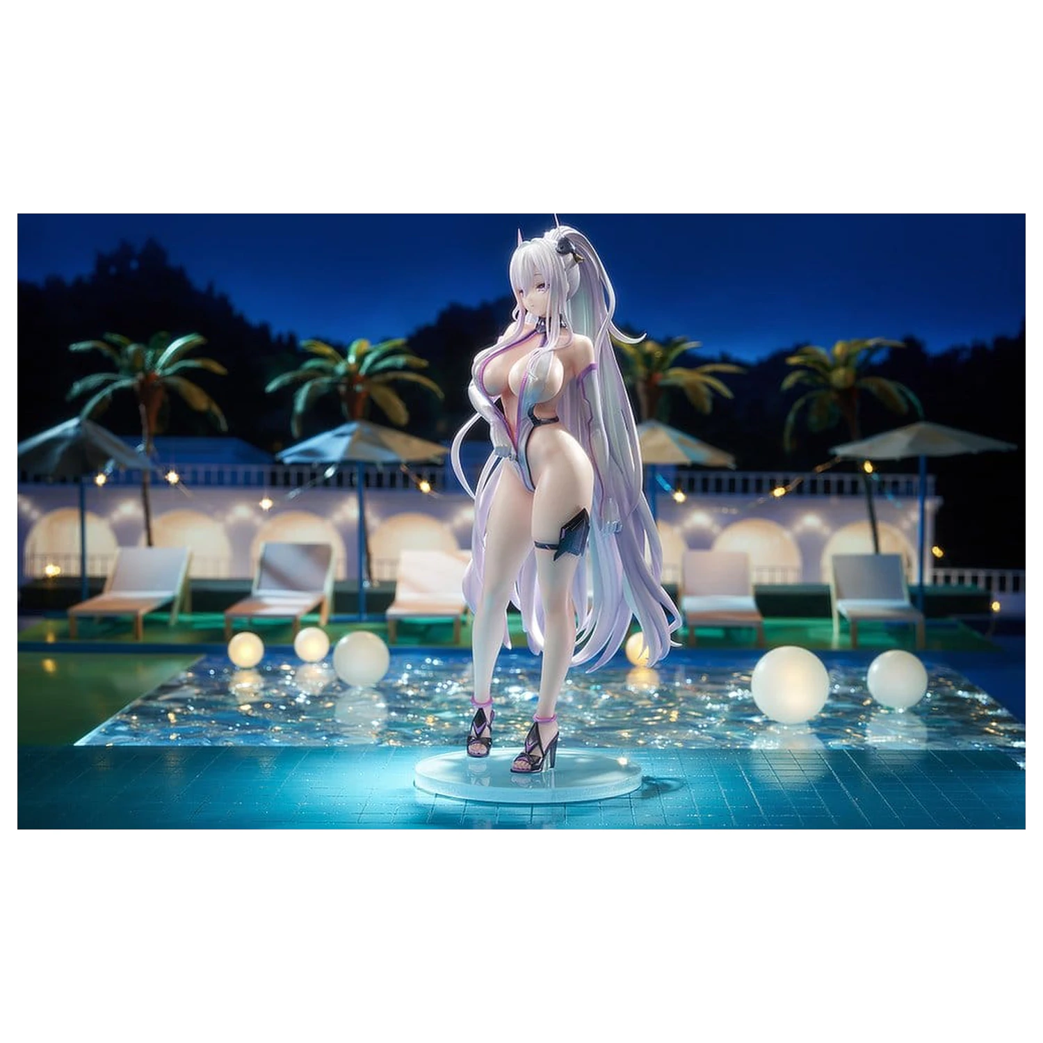 Azur Lane PVC Figura 1/6 Kearsarge Nightpool 28 cm fotografija izdelka