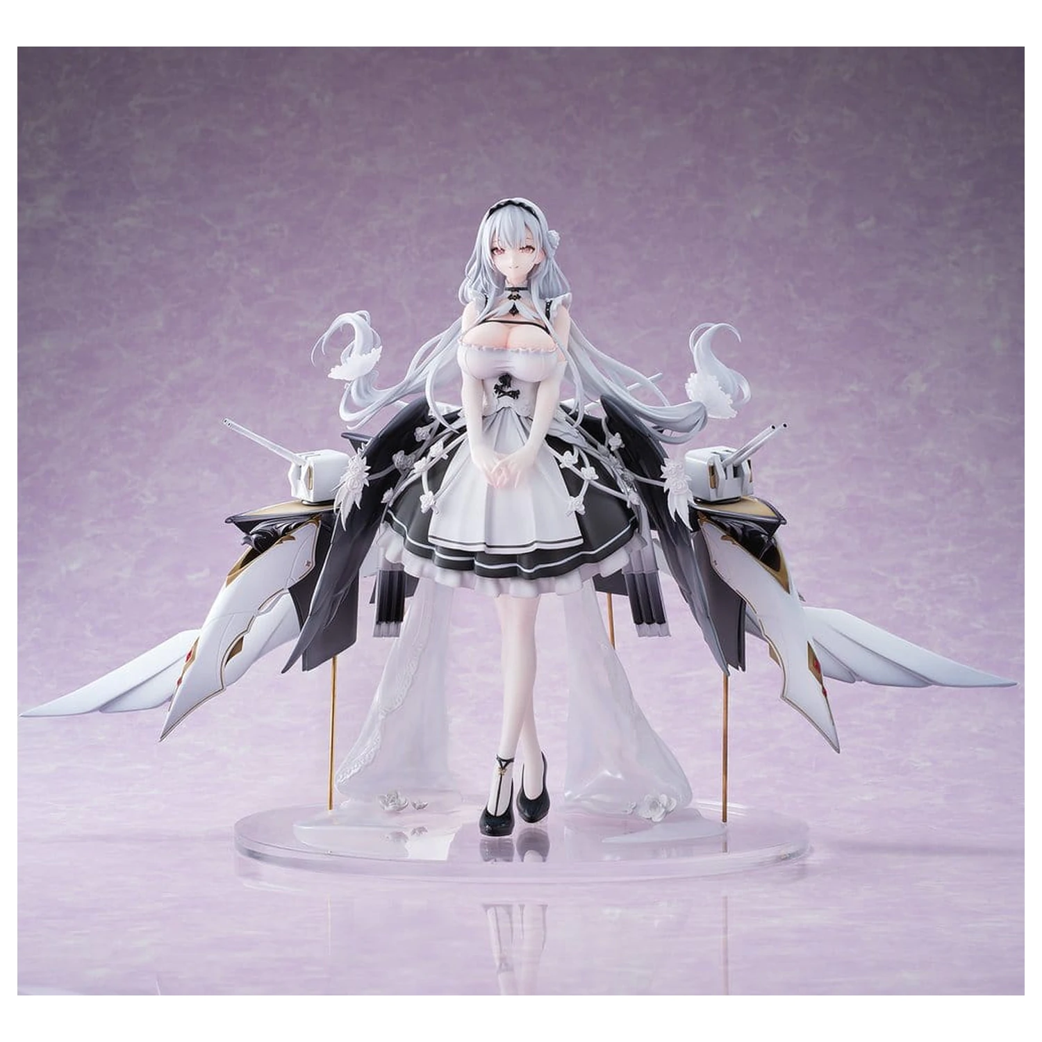 Azur Lane PVC figurica 1/6 Shira Heavy Armament Ver. 26 cm fotografija izdelka