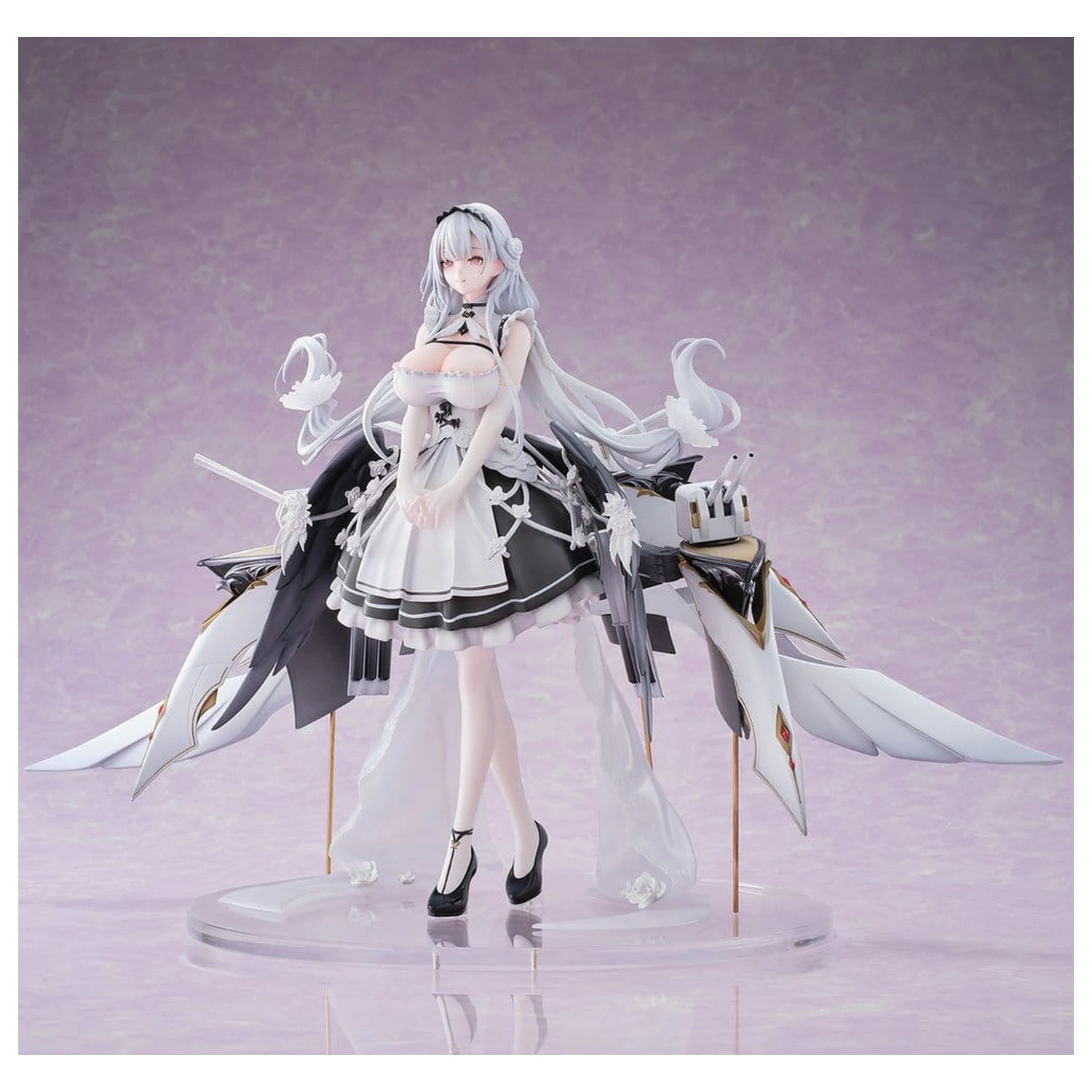 Azur Lane PVC figurica 1/6 Shira Heavy Armament Ver. 26 cm fotografija izdelka
