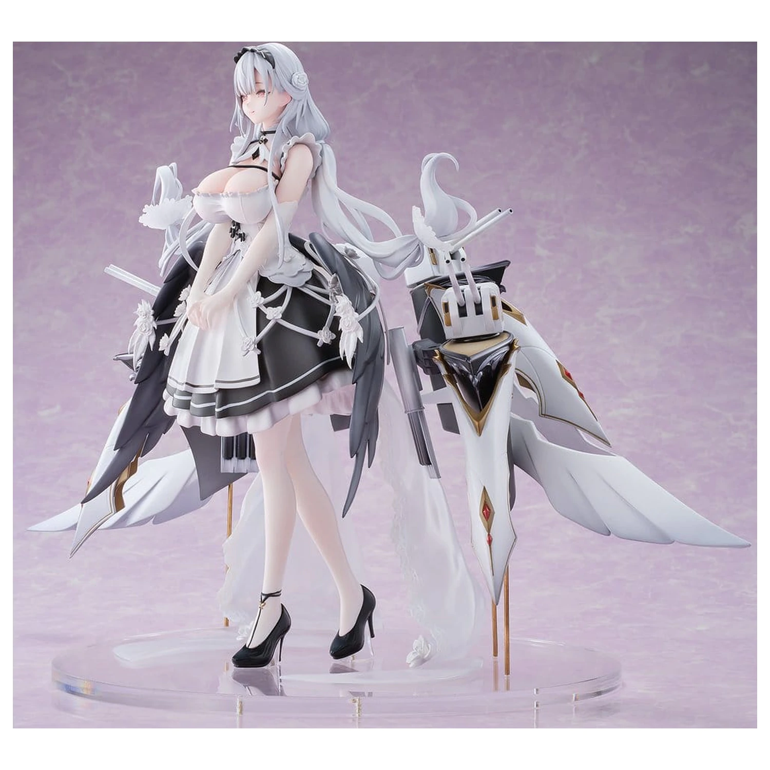 Azur Lane PVC figurica 1/6 Shira Heavy Armament Ver. 26 cm fotografija izdelka