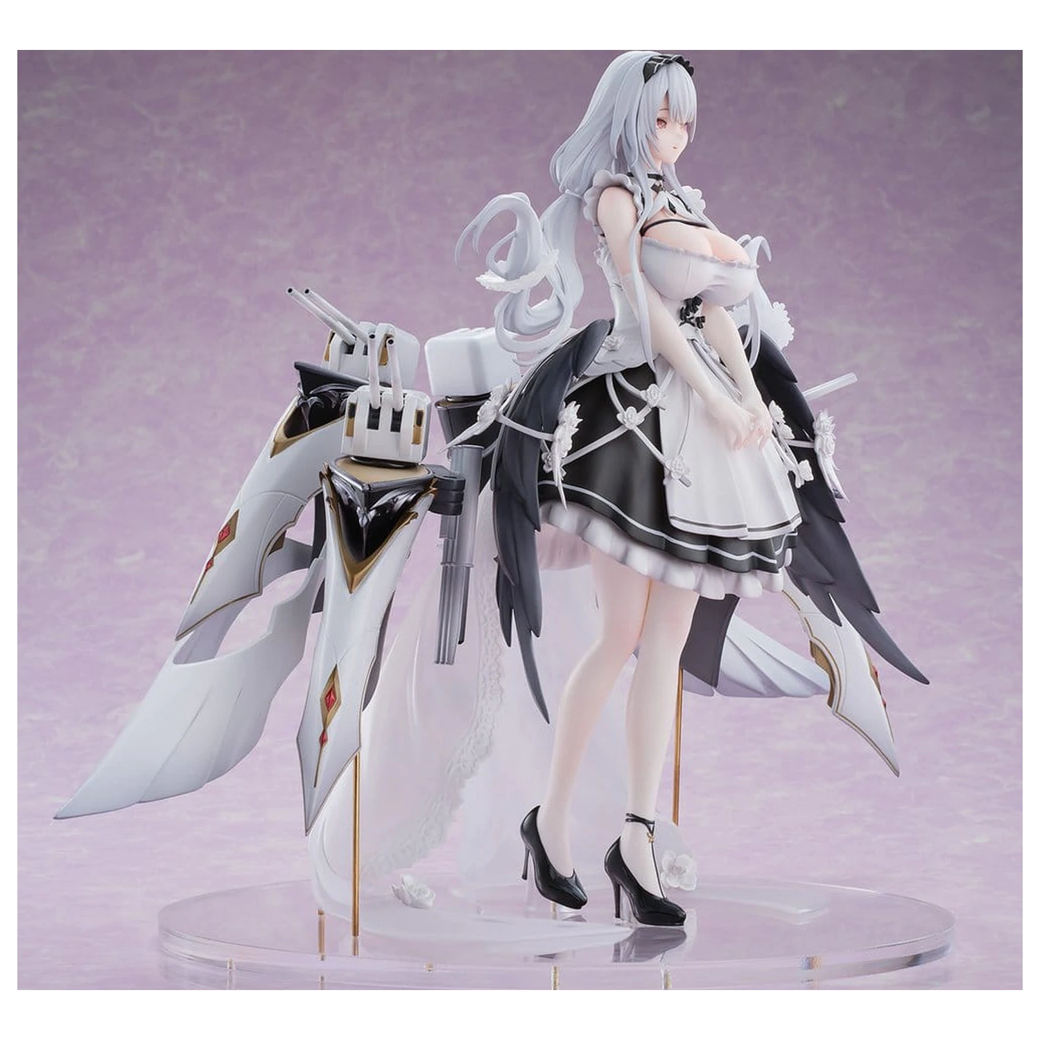 Azur Lane PVC figurica 1/6 Shira Heavy Armament Ver. 26 cm fotografija izdelka
