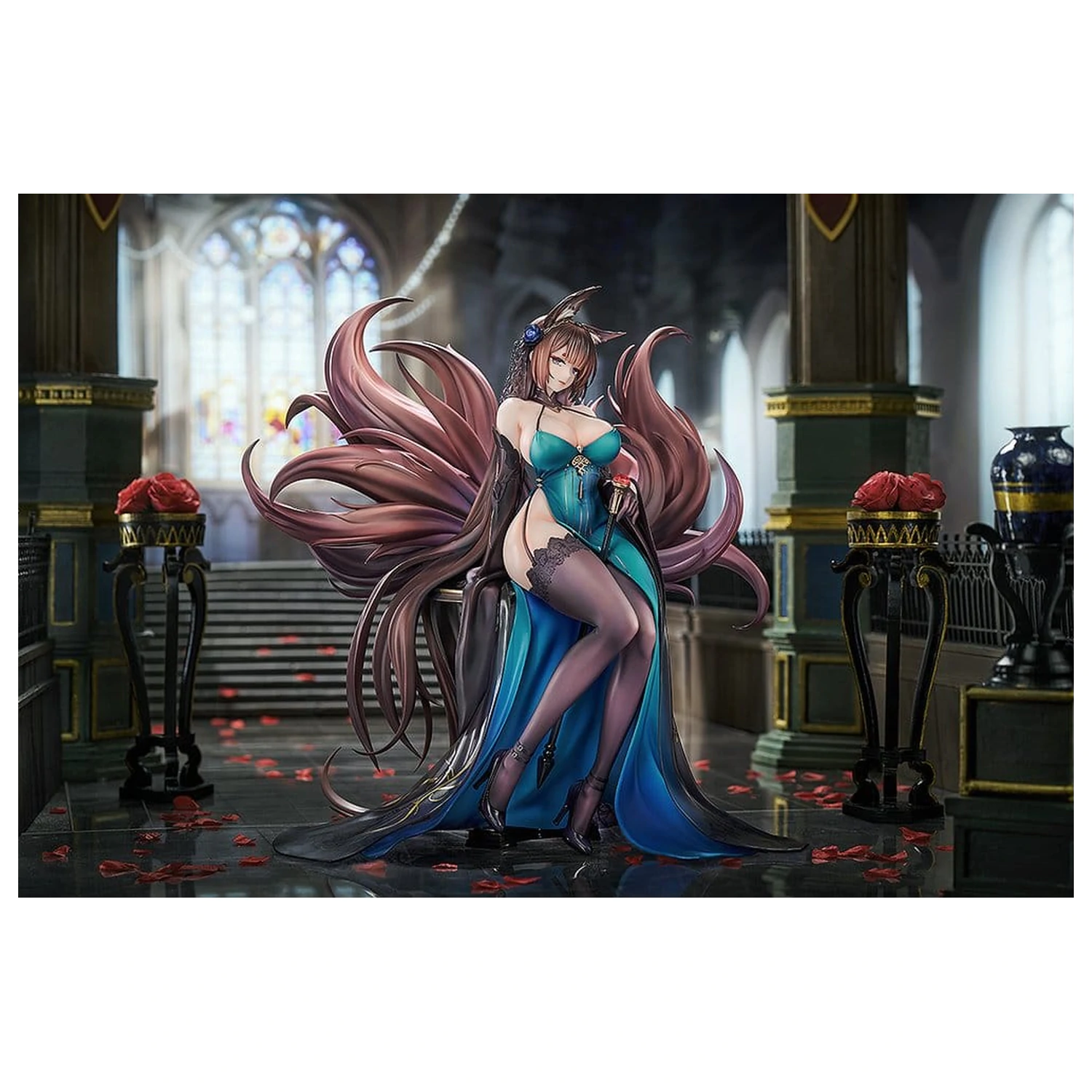 Azur Lane PVC kip 1/7 Amagi: Throne of Fallen Petals Ver. 27 cm fotografija izdelka