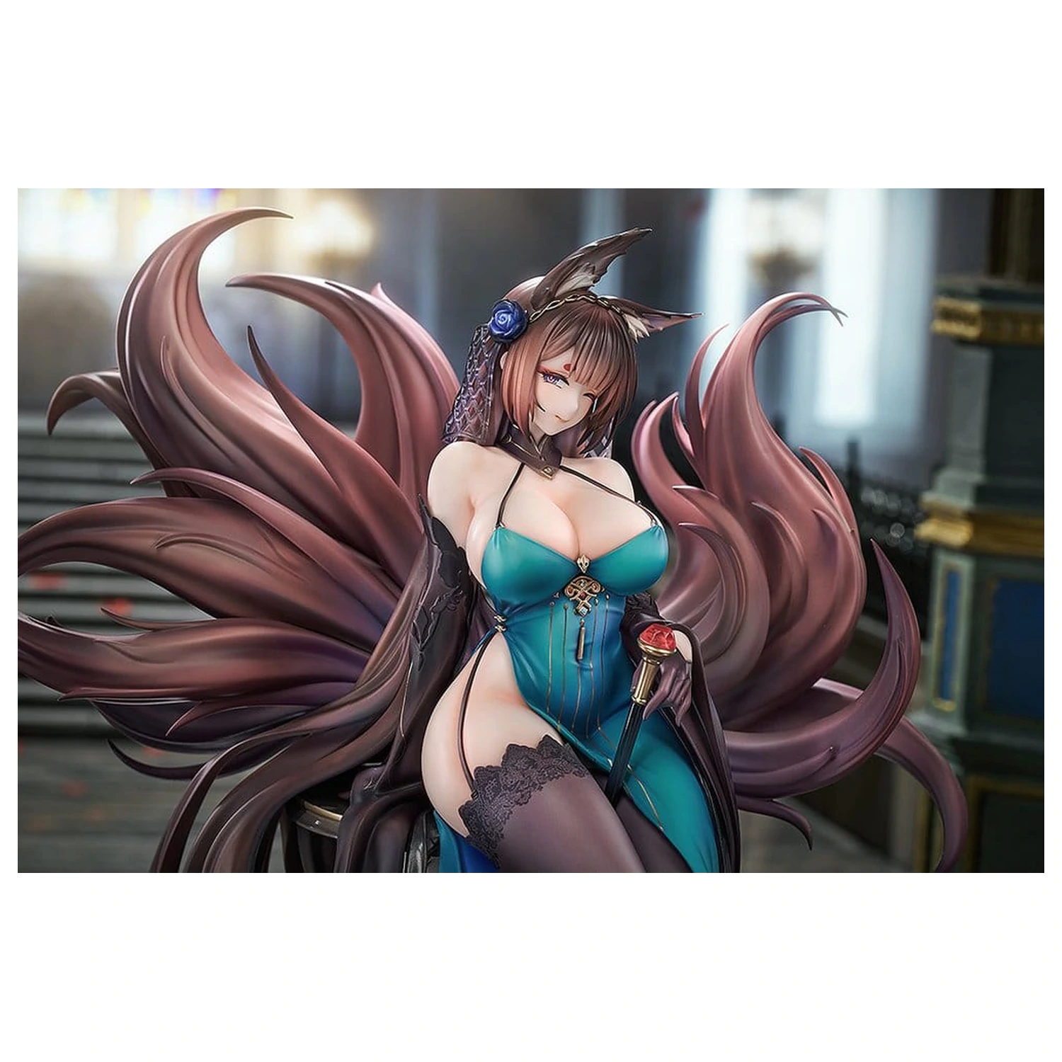 Azur Lane PVC kip 1/7 Amagi: Throne of Fallen Petals Ver. 27 cm fotografija izdelka