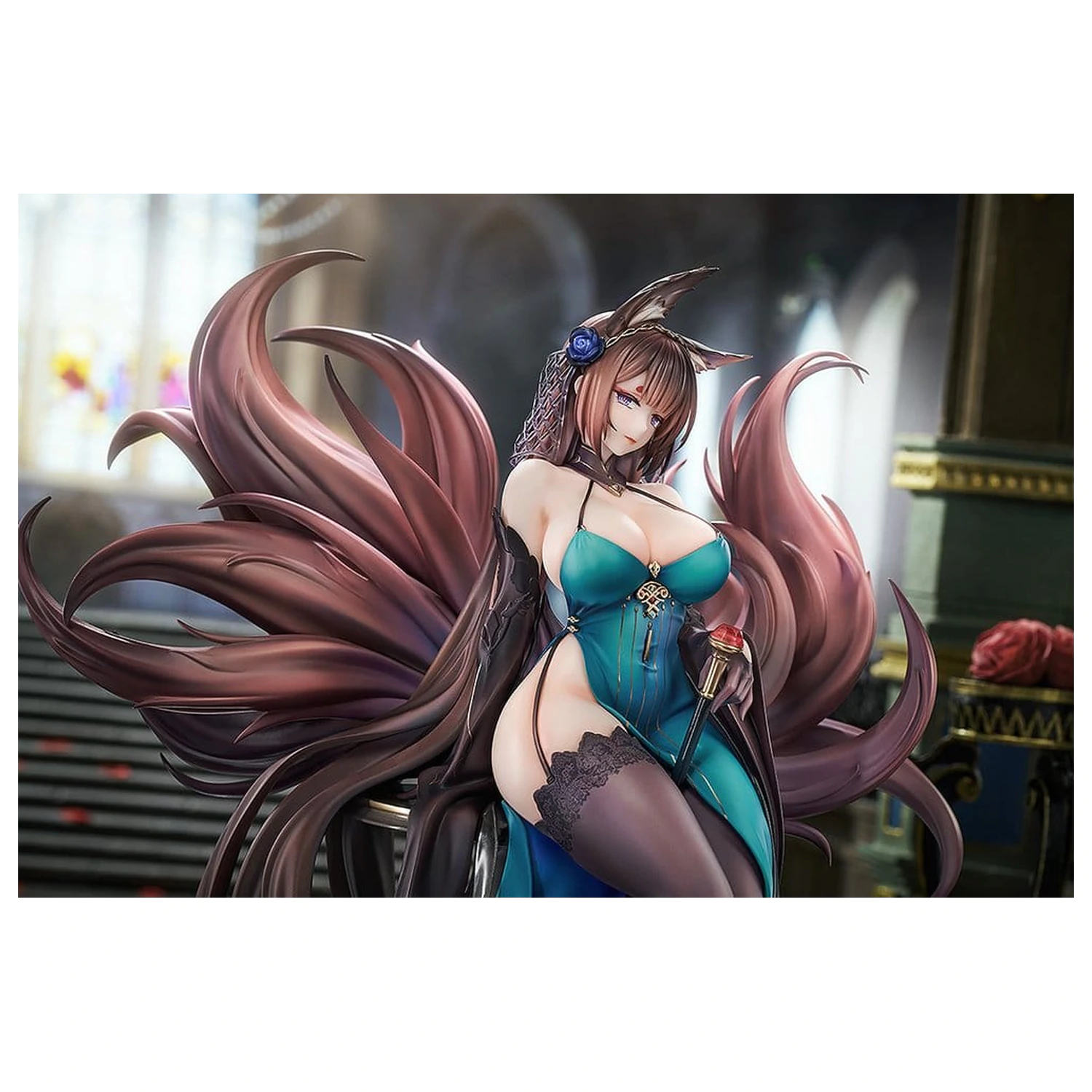 Azur Lane PVC kip 1/7 Amagi: Throne of Fallen Petals Ver. 27 cm fotografija izdelka