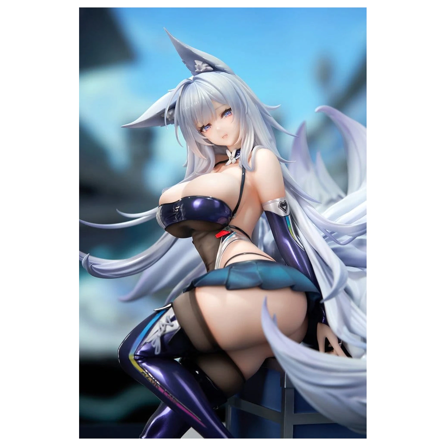 Azur Lane PVC figura 1/7 Shinano Moonlit Chrome Ver. Akrilna posebna izdaja s stojalom 25 cm fotografija izdelka