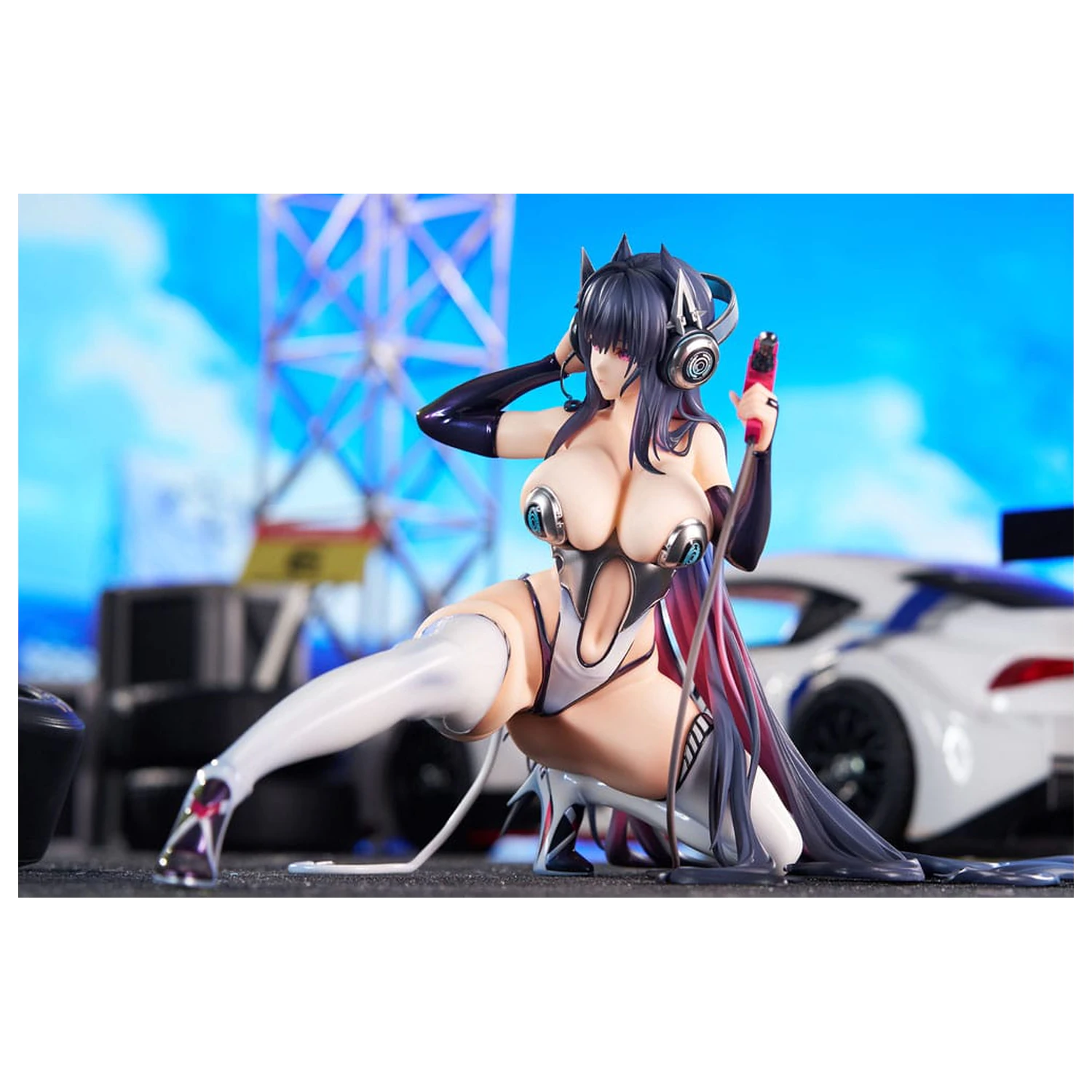 Azur Lane PVC Kip 1/7 Strasbourg Faerie of the Race Circuit Ver. 16 cm fotografija izdelka