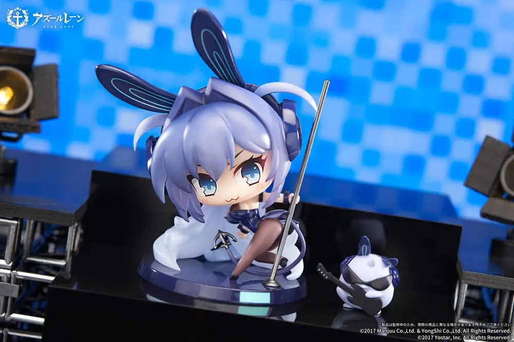 Azur Lane PVC figurica Deformed JUUs Time Chibi New Jersey 8 cm fotografija izdelka