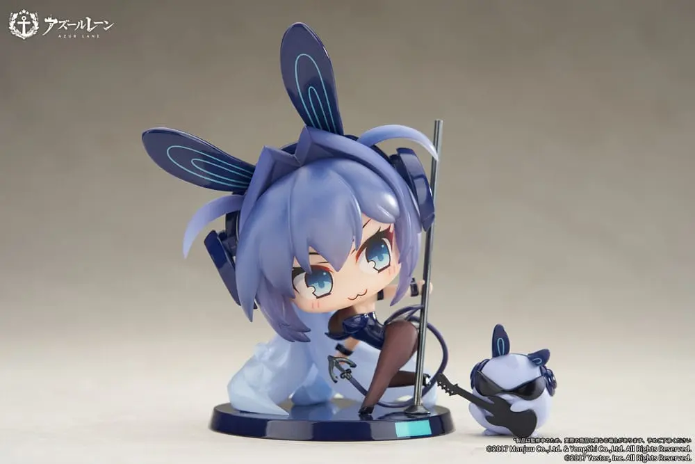 Azur Lane PVC figurica Deformed JUUs Time Chibi New Jersey 8 cm fotografija izdelka