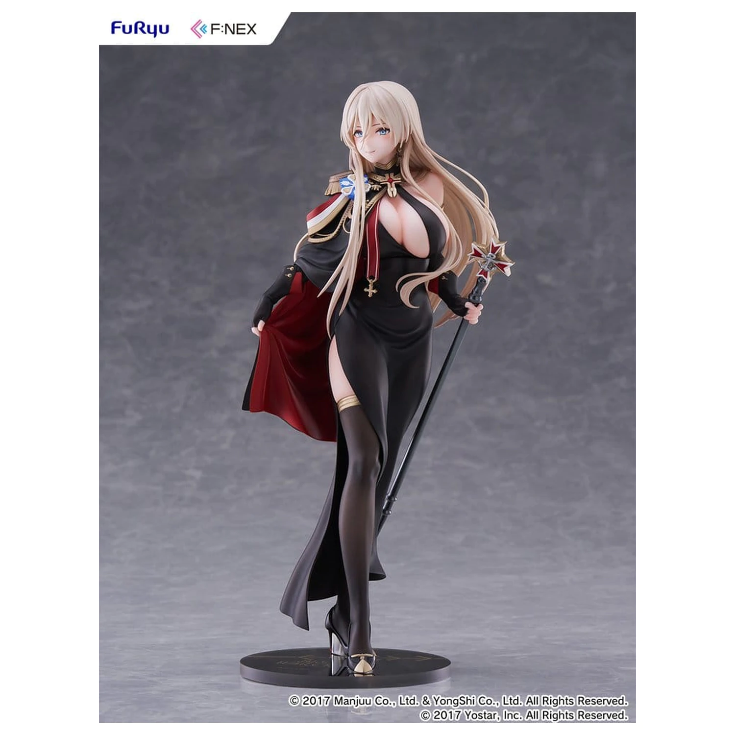 Azur Lane F:NEX PVC figura 1/7 Bismarck Formal Dress Ver. 25 cm fotografija izdelka