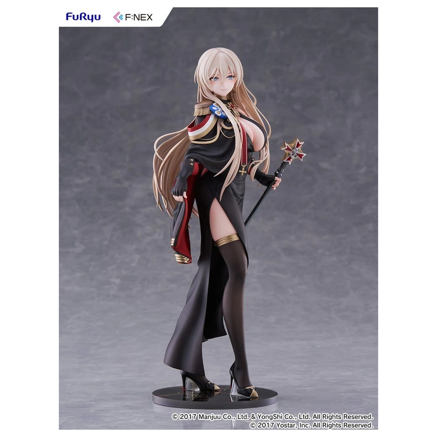 Azur Lane F:NEX PVC figura 1/7 Bismarck Formal Dress Ver. 25 cm fotografija izdelka