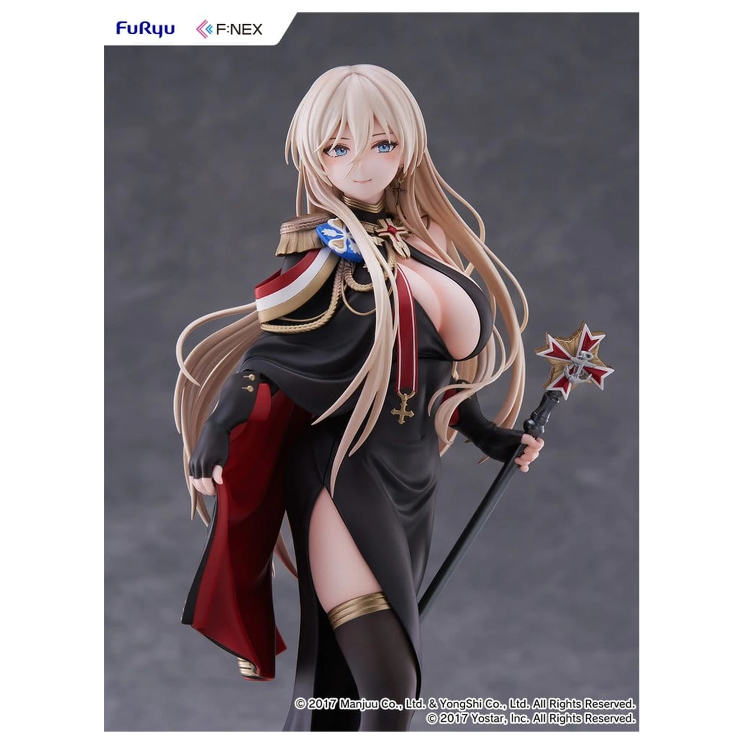 Azur Lane F:NEX PVC figura 1/7 Bismarck Formal Dress Ver. 25 cm fotografija izdelka