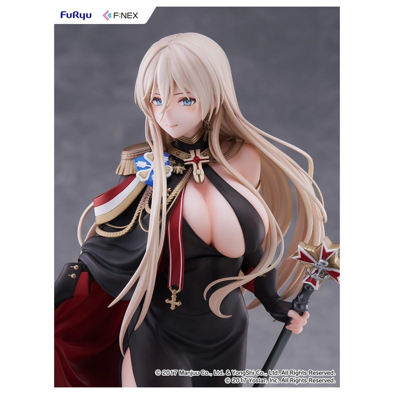 Azur Lane F:NEX PVC figura 1/7 Bismarck Formal Dress Ver. 25 cm fotografija izdelka