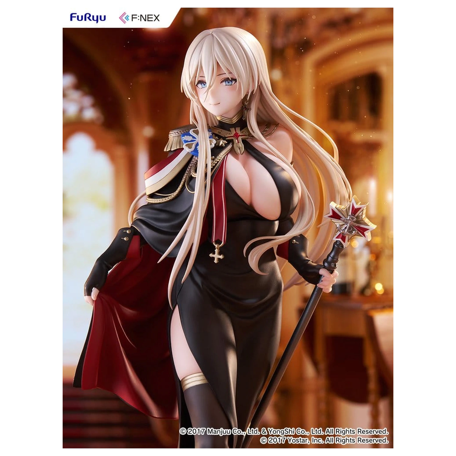 Azur Lane F:NEX PVC figura 1/7 Bismarck Formal Dress Ver. 25 cm fotografija izdelka