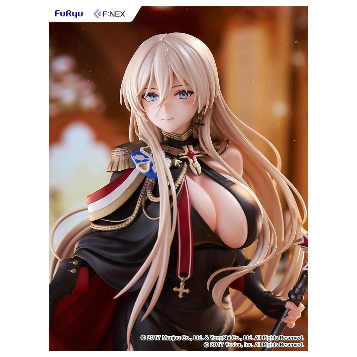 Azur Lane F:NEX PVC figura 1/7 Bismarck Formal Dress Ver. 25 cm fotografija izdelka