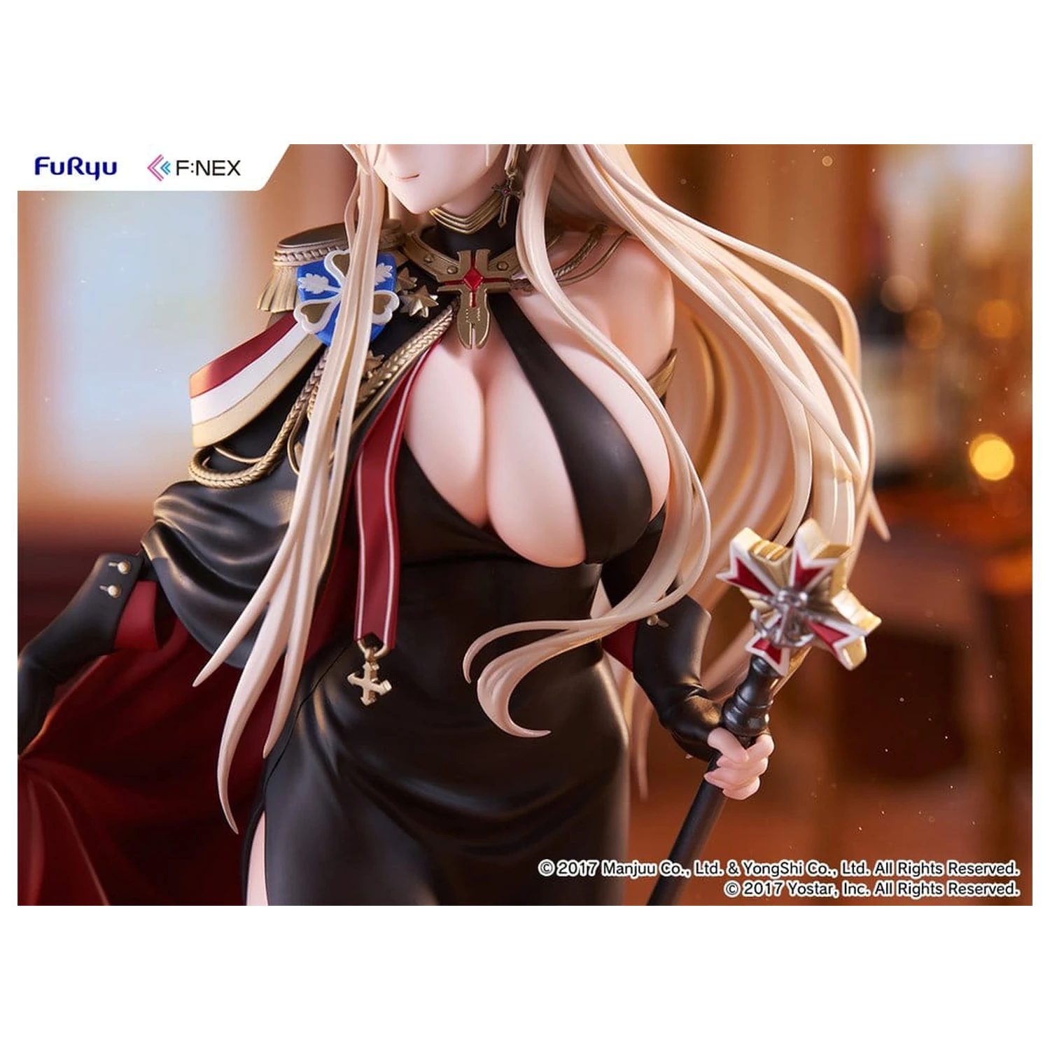 Azur Lane F:NEX PVC figura 1/7 Bismarck Formal Dress Ver. 25 cm fotografija izdelka
