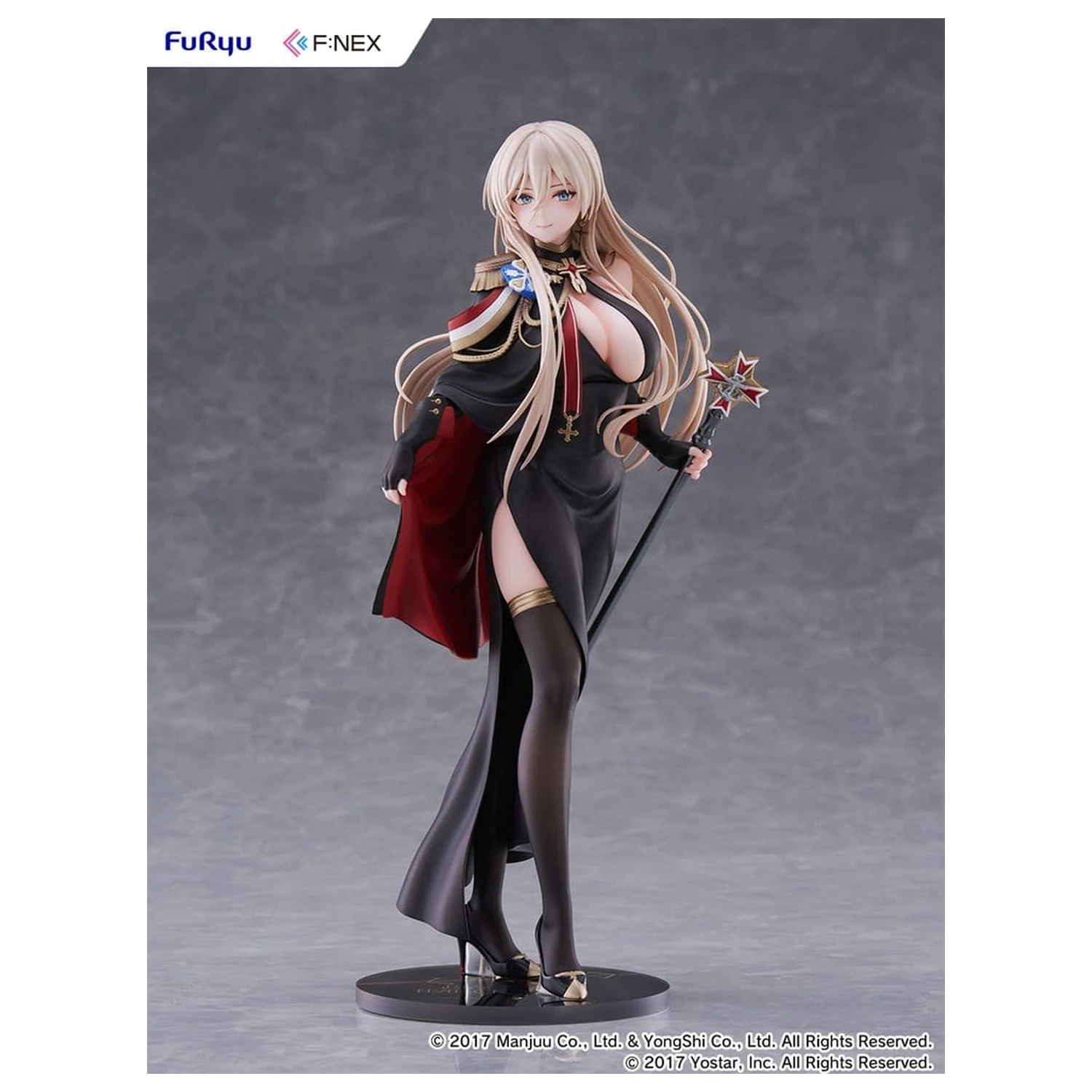 Azur Lane F:NEX PVC figura 1/7 Bismarck Formal Dress Ver. 25 cm fotografija izdelka