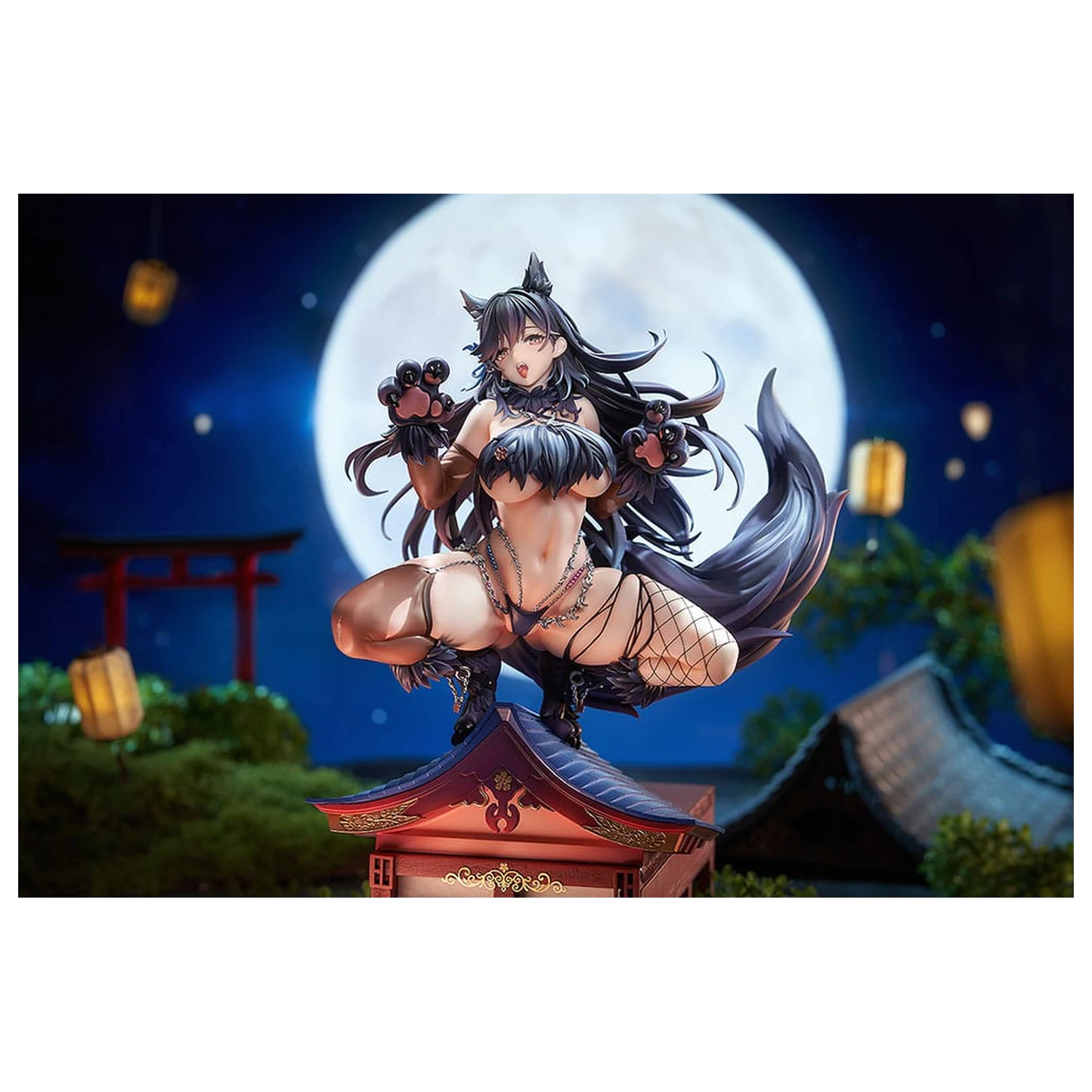 Azur Lane PVC kip 1/7 Atago: Full Moon's Feral Wolf Ver. 24 cm fotografija izdelka